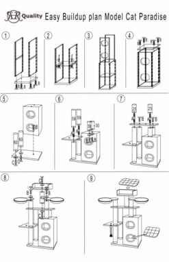 Krabpaal Cat Paradise PLUS Cream -Savic Winkel p10039 rhr rhr0401 plus krabpaal cat paradise plus cream 1
