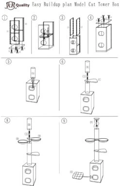 Krabpaal Cat Tower Box Light Grey 13 Krabpaal Cat Tower Box Light Grey -Savic Winkel p10115 rhr rhr0414 krabpaal cat tower box light grey 1