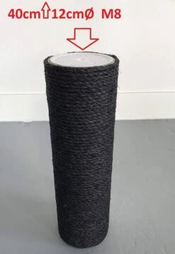 Sisalpaal 40×12Ø M8 BLACKLINE