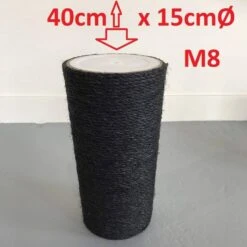 Sisalpaal 40×15Ø M8 BLACKLINE