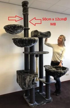 Sisalpaal 50×12Ø M8 BLACKLINE -Savic Winkel p10211 rhr rhr sp 50x12 bl sisalpaal 50x12 m8 blackline 1