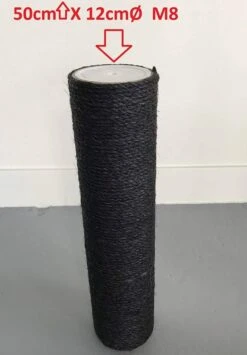 Sisalpaal 50×12Ø M8 BLACKLINE