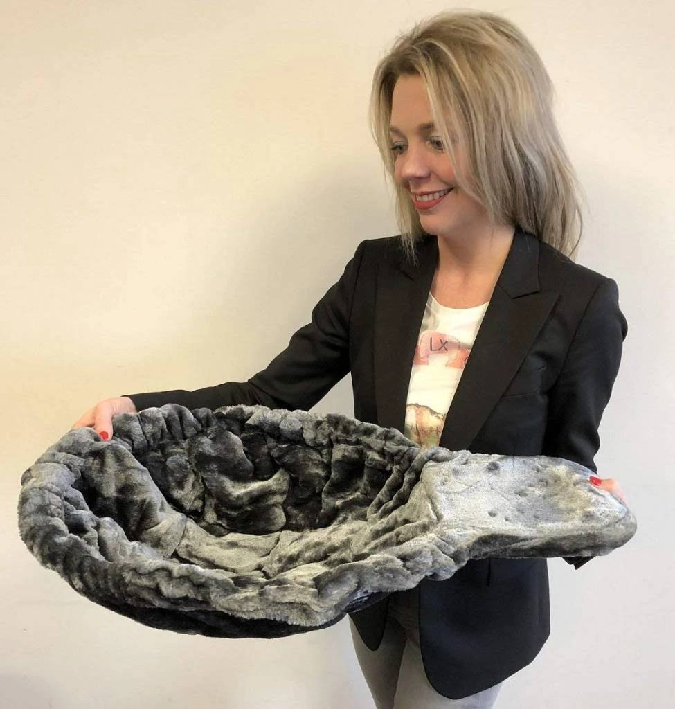 Hangmat 45cm De Luxe Dark Grey Ø 20cm 5 Hangmat 45cm De Luxe Dark Grey Ø 20cm - Afbeelding 3