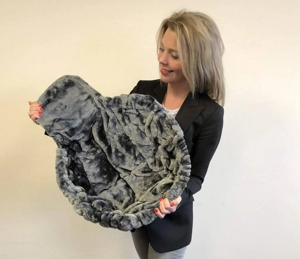 Hangmat 45cm De Luxe Dark Grey Ø 20cm 4 Hangmat 45cm De Luxe Dark Grey Ø 20cm - Afbeelding 2