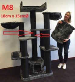 Sisalpaal 18×15Ø M8 BLACKLINE -Savic Winkel p10306 rhr rhr sp 18x15 bl sisalpaal 18x15 m8 blackline 1