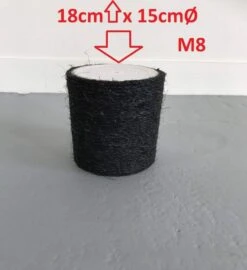 Sisalpaal 18×15Ø M8 BLACKLINE