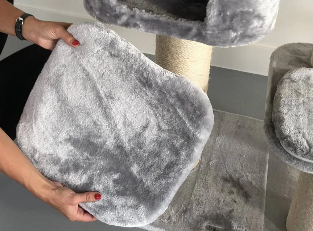 Krabpaal Devon Rex Light Grey 5 Krabpaal Devon Rex Light Grey - Afbeelding 3