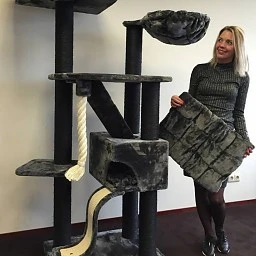 Krabpaal Kilimandjaro De Luxe Blackline Dark Grey 8 Krabpaal Kilimandjaro De Luxe Blackline Dark Grey - Afbeelding 6