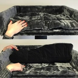 Krabpaal Kilimandjaro De Luxe Blackline Dark Grey 5 Krabpaal Kilimandjaro De Luxe Blackline Dark Grey - Afbeelding 3