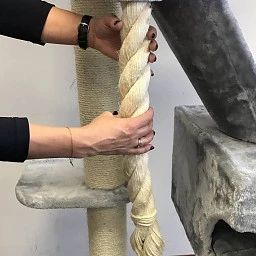 Krabpaal Kilimandjaro De Luxe Light Grey 7 Krabpaal Kilimandjaro De Luxe Light Grey - Afbeelding 5