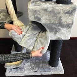 Krabpaal Kilimandjaro De Luxe Blackline Light Grey -Savic Winkel p10595 rhr rhr0306 krabpaal kilimandjaro de luxe blackline light grey 1