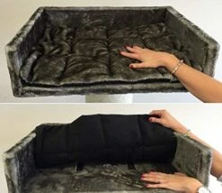 Ligbak Lounge + Kussen Taupe