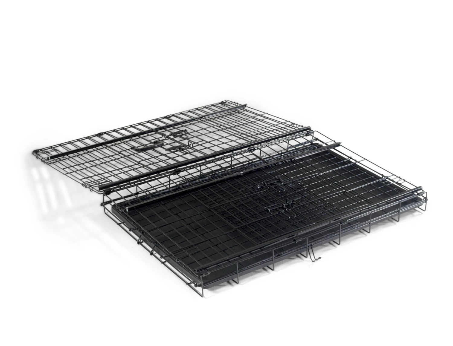 Draadkooi Opvouwbaar Premium Zwart 93x58x64cm 6 Draadkooi Opvouwbaar Premium Zwart 93x58x64cm - Afbeelding 4