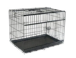 Draadkooi Opvouwbaar Premium Zwart 93x58x64cm