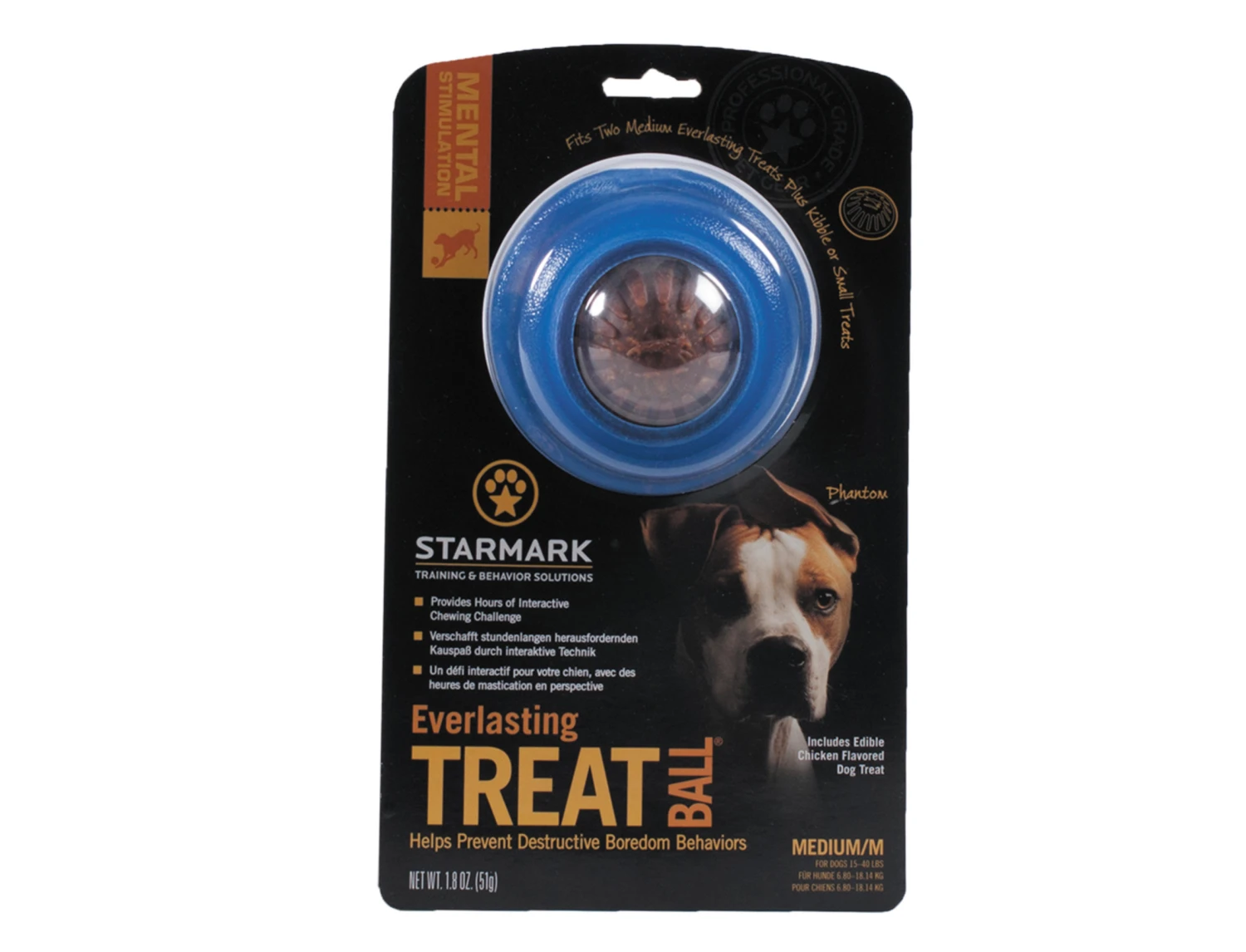 Starmark Everlasting Treat Ball Ø 9,5cm M 4 Starmark Everlasting Treat Ball Ø 9,5cm M - Afbeelding 2