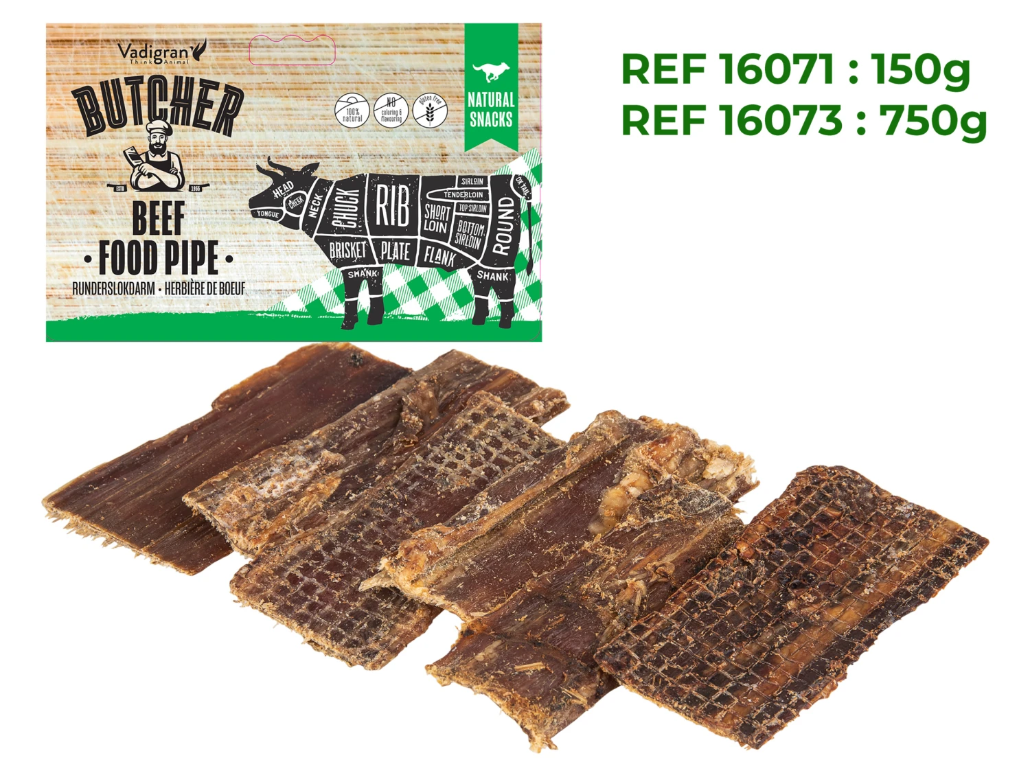 Runderslokdarm 150g 3 Runderslokdarm 150g