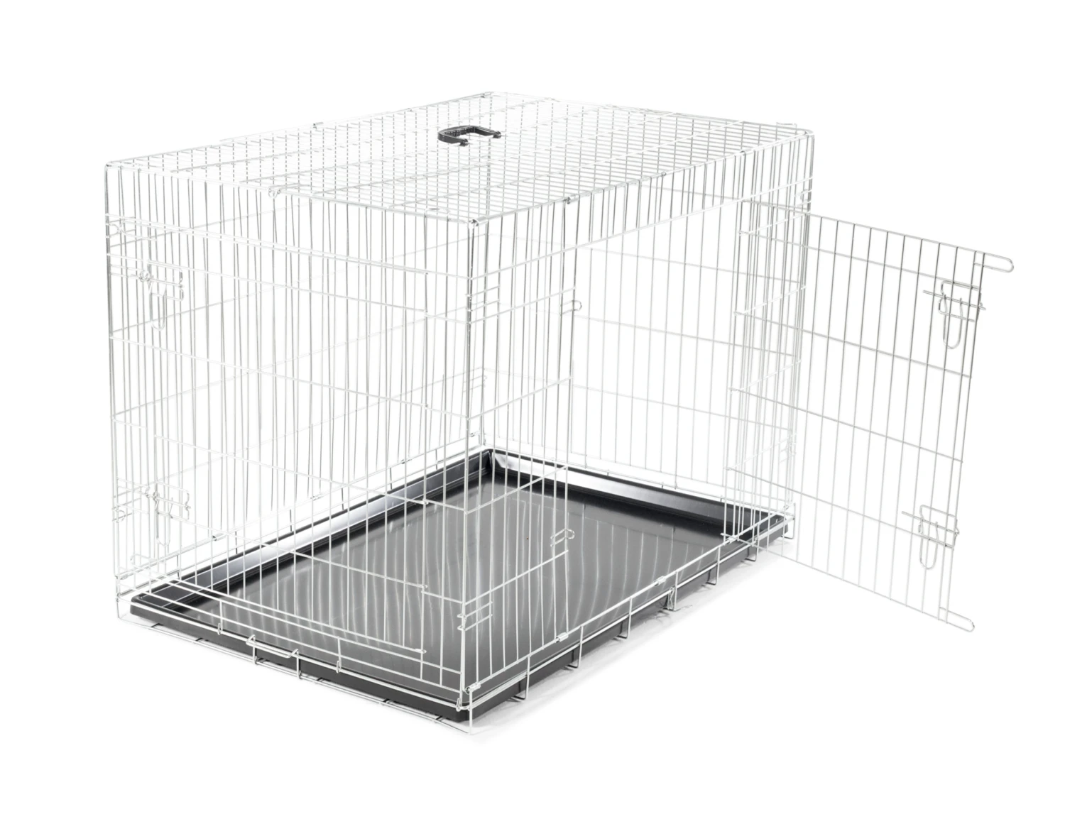 Draadkooi Opvouwbaar Classic Zilver 107x70x78cm 6 Draadkooi Opvouwbaar Classic Zilver 107x70x78cm - Afbeelding 4