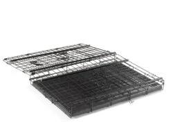 Draadkooi Opvouwbaar Premium Zwart 78x49x55cm -Savic Winkel p11377 vad 13820 draadkooi opvouwbaar premium zwart 76x53x61cm 1