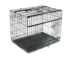 Draadkooi Opvouwbaar Premium Zwart 78x49x55cm -Savic Winkel p11378 vad 13820 draadkooi opvouwbaar premium zwart 76x53x61cm 1