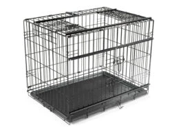 Draadkooi Opvouwbaar Premium Zwart 78x49x55cm -Savic Winkel p11380 vad 13820 draadkooi opvouwbaar premium zwart 76x53x61cm 1