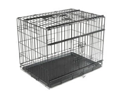 Draadkooi Opvouwbaar Premium Zwart 78x49x55cm