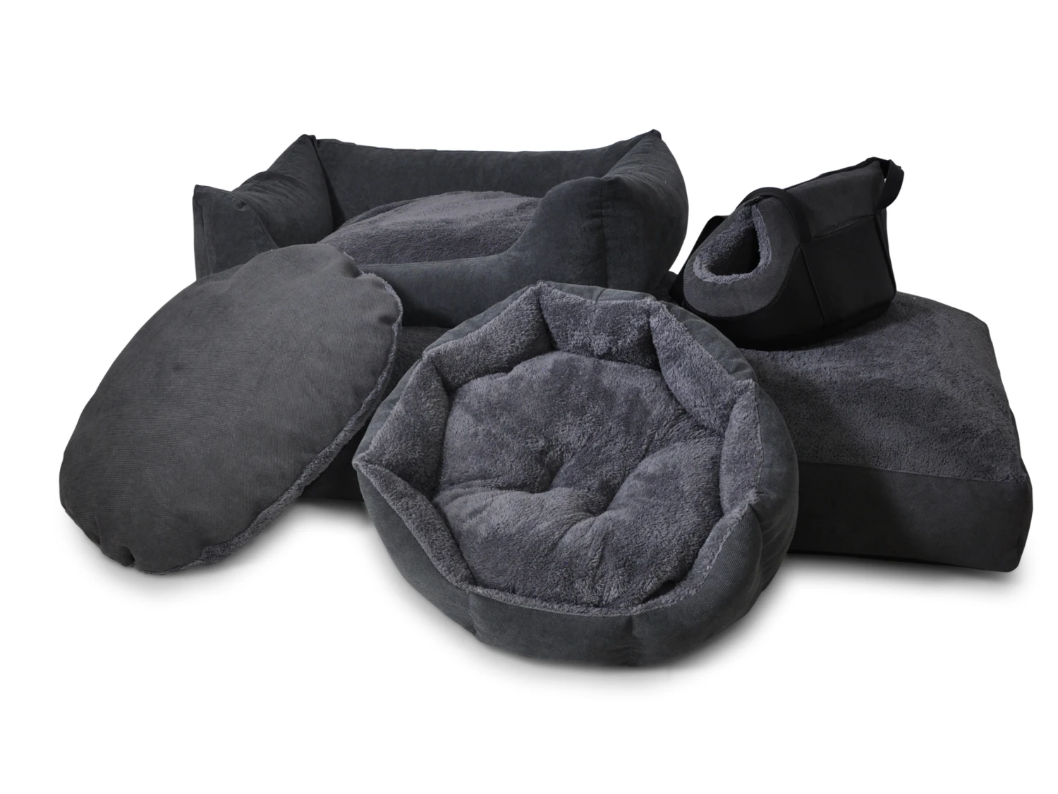 Mand Rond Zion Grijs 80cm 4 Mand Rond Zion Grijs 80cm - Afbeelding 2