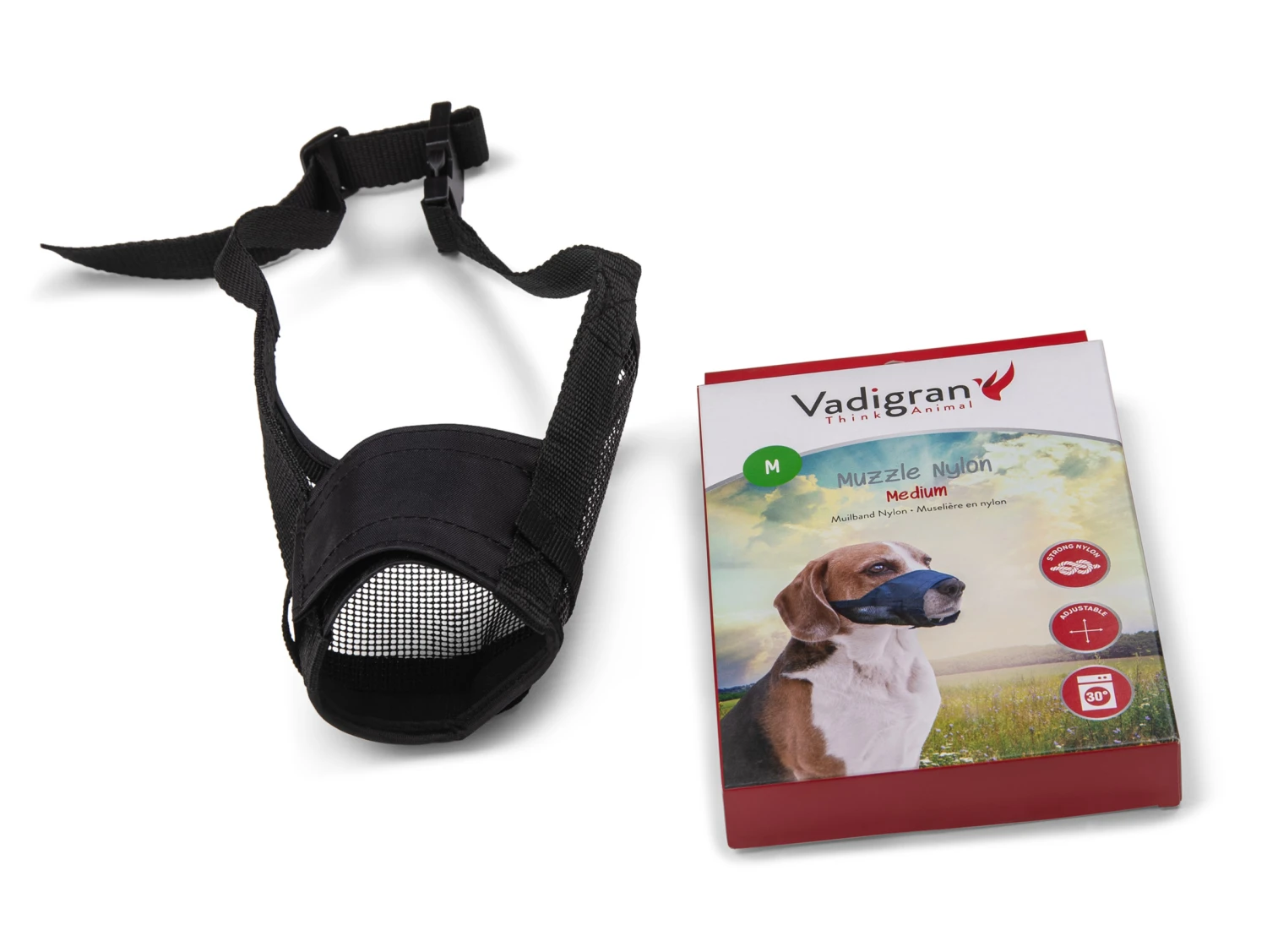 Muilband Aanpasbaar Nylon 20-28cm 3-M 5 Muilband Aanpasbaar Nylon 20-28cm 3-M - Afbeelding 3