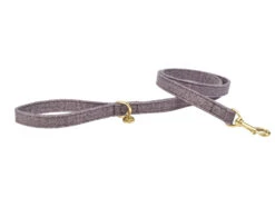 Leiband Hond StØv Donkergrijs 120cmx20mm