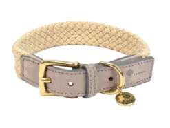 Halsband Hond Tau Grijs 55cmx25mm XL
