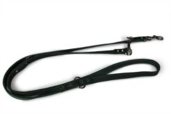 Politie Leiband Geolied Leder Grijs 200cmx18mm M-L