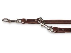 Politie Leiband Geolied Leder Bruin 200cmx18mm M-L