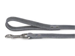 Leiband Geolied Leder Grijs 100cmx14mm S
