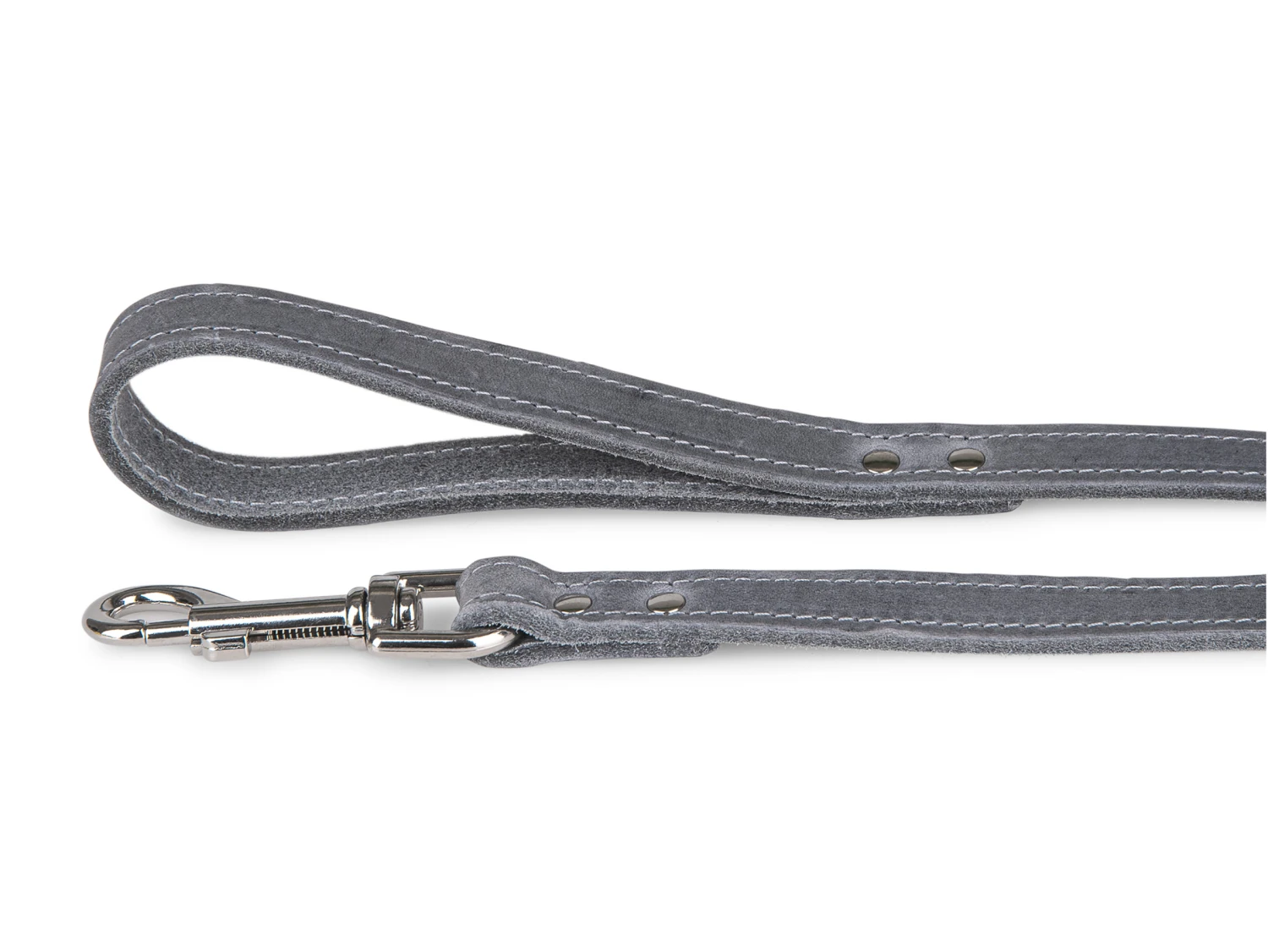 Leiband Geolied Leder Grijs 100cmx14mm S 3 Leiband Geolied Leder Grijs 100cmx14mm S