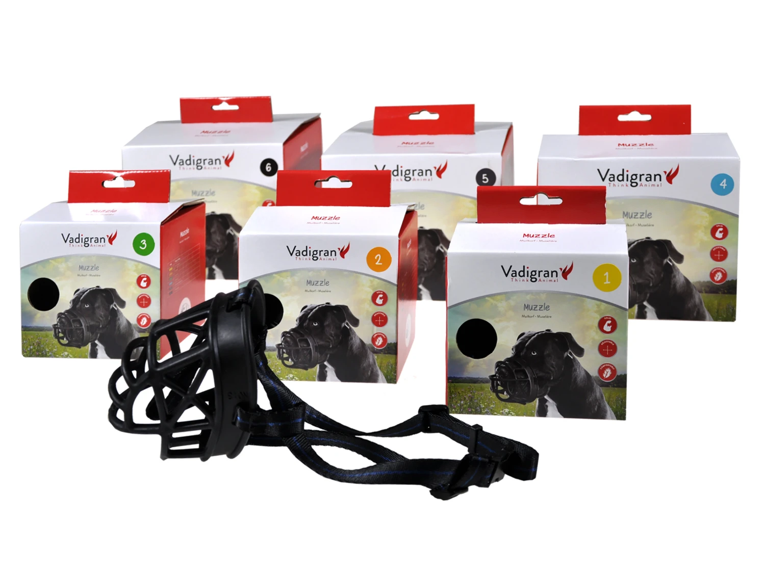 Muilkorf Rubber Maat 6 4 Muilkorf Rubber Maat 6 - Afbeelding 2