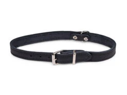Halsband Geolied Leder Zwart 47cmx18mm M-L