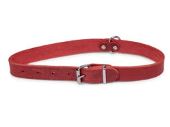 Halsband Geolied Leder Rood 52cmx22mm L