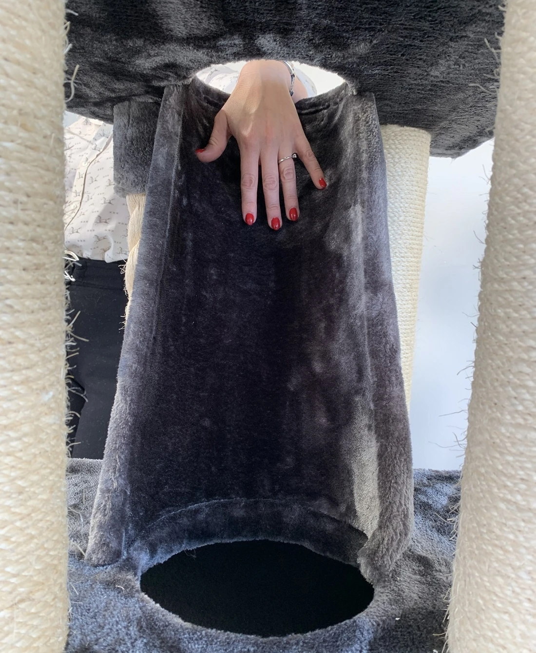 Krabpaal Kilimandjaro De Luxe PLUS Dark Grey 5 Krabpaal Kilimandjaro De Luxe PLUS Dark Grey - Afbeelding 3