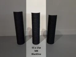 Sisalpaal 55×15Ø M8 BLACKLINE