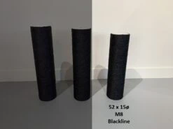 Sisalpaal 52×15Ø M8 BLACKLINE