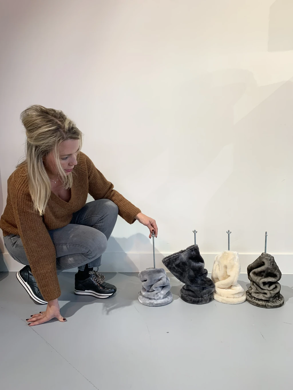 Plafondspanner ( 12Ø Tot 15Ø Sisalpalen) Light Grey 3 Plafondspanner ( 12Ø Tot 15Ø Sisalpalen) Light Grey