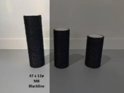 Sisalpaal 47×12Ø M8 BLACKLINE