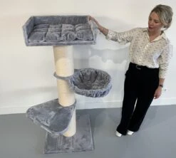 Krabpaal Royalty De Luxe Light Grey 13 Krabpaal Royalty De Luxe Light Grey -Savic Winkel p12616 rhr rhr0328 lu krabpaal royalty de luxe light grey 1