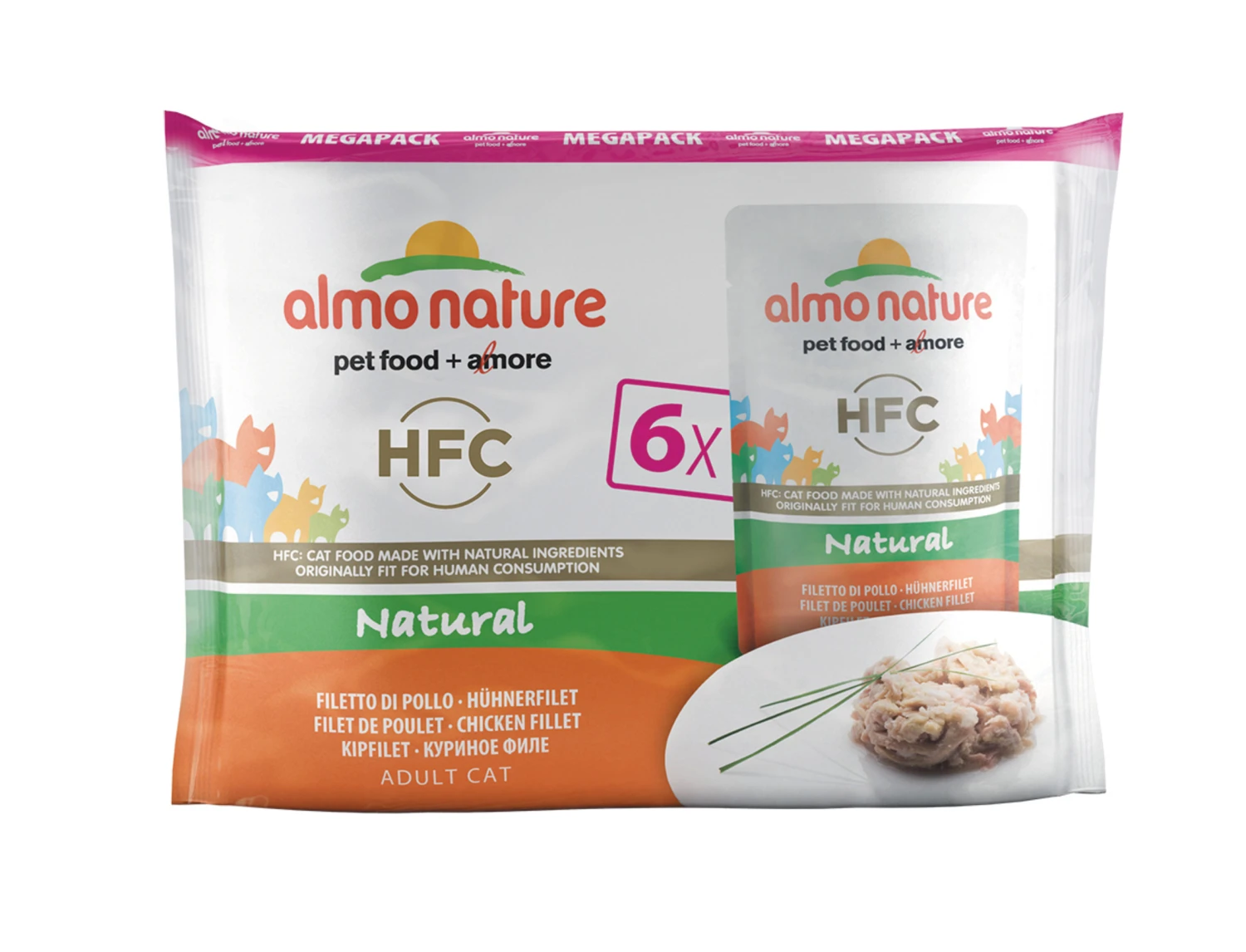 Almo Nature HFC Cats 55g MegaPack Natural – Kipfilet 3 Almo Nature HFC Cats 55g MegaPack Natural – Kipfilet