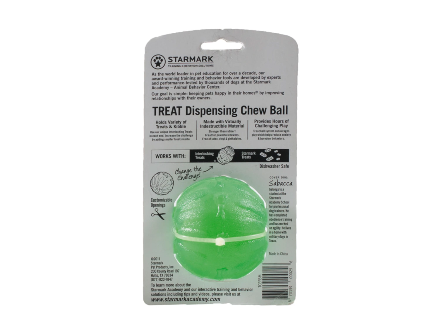Starmark Treat Chew Ball Ø 7cm M 5 Starmark Treat Chew Ball Ø 7cm M - Afbeelding 3