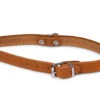 Halsband Geolied Leder Cognac 42cmx16mm M