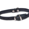 Halsband Geolied Leder Zwart 27cmx12mm XXS -Savic Winkel p18853 vad 16144 halsband hond geolied leder zwart 27cmx12mm xxs 1