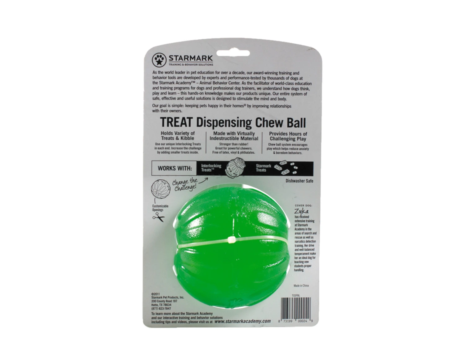 Starmark Treat Chew Ball Ø10cm L 7 Starmark Treat Chew Ball Ø10cm L - Afbeelding 5
