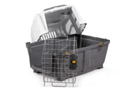 Transport Plastiek Skudo 4 Iata Grijs 68x48x51cm -Savic Winkel p2080 vad 9233 transport plastiek skudo 4 iata grijs 68x48x51cm 1