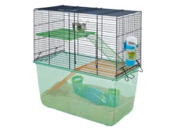 Savic Hamsterkooi Habitat Metro Marineblauw 51x26x52cm
