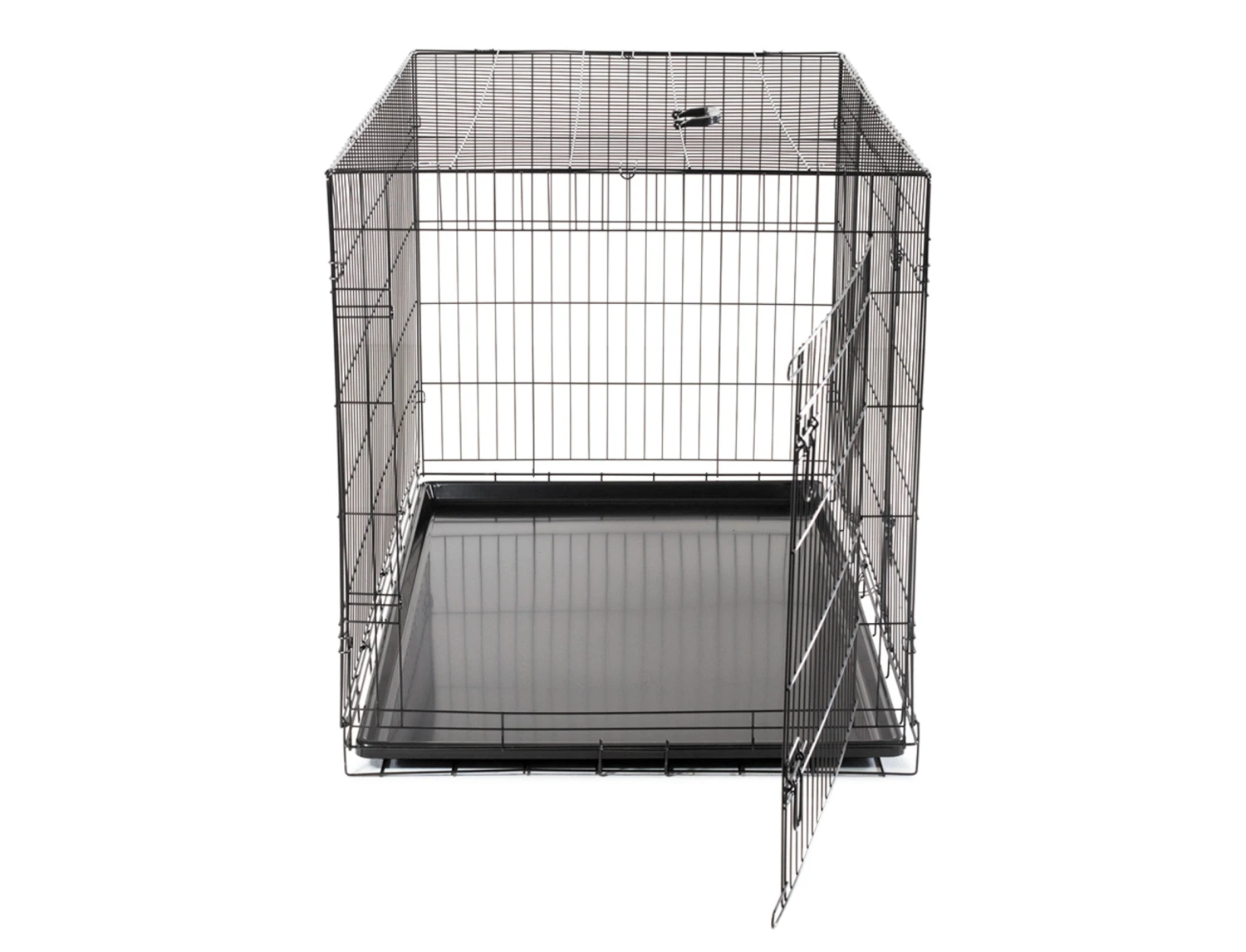 Draadkooi Opvouwbaar Classic Zwart 122x75x81cm 8 Draadkooi Opvouwbaar Classic Zwart 122x75x81cm - Afbeelding 6